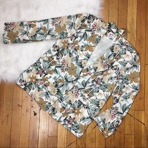 Vintage Floral Blazer Jacket KaYi Size 9/10 EUC
